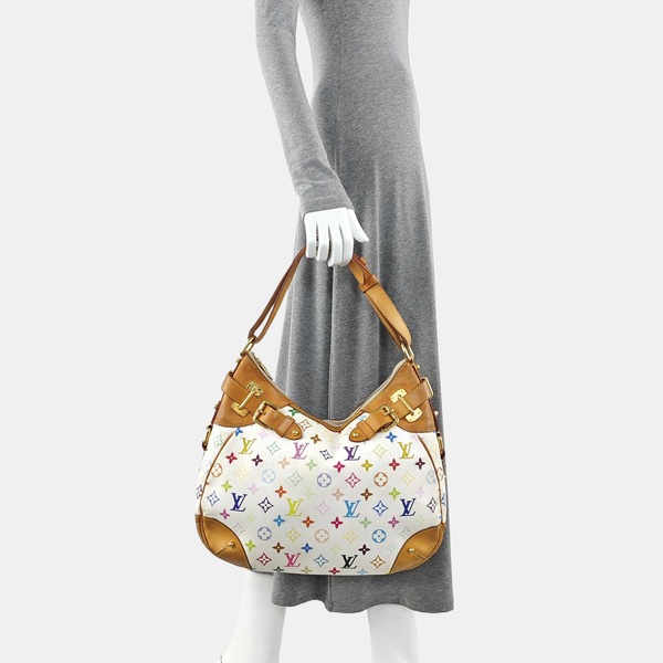 LV × TM GRETA Monogram Coated Canvas White