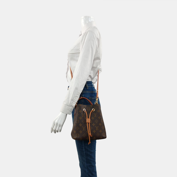 NÉONOÉ BB Monogram Coated Canvas Brown