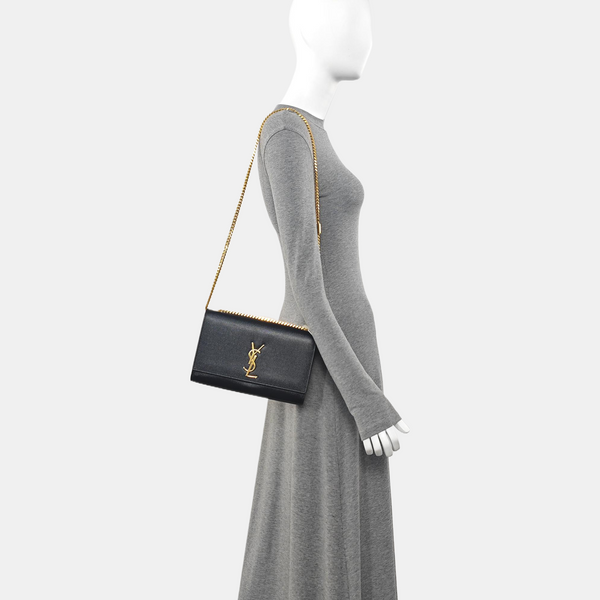 KATE Medium Calfskin Black