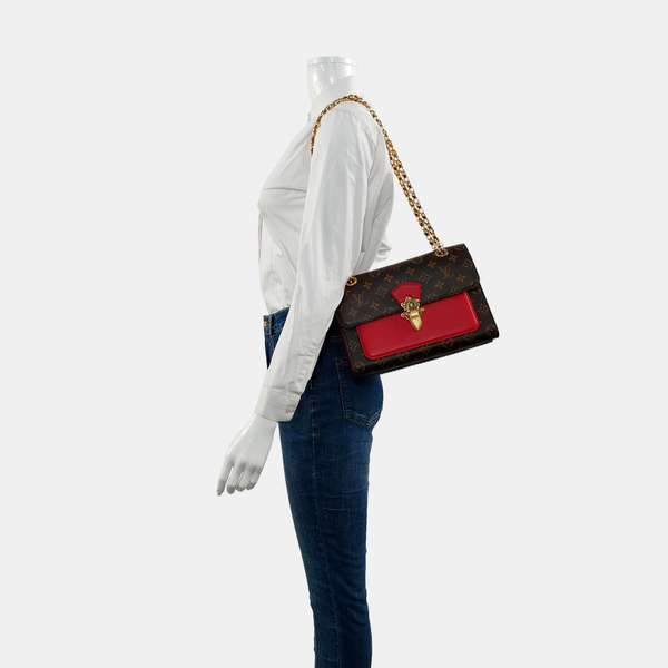 VICTOIRE Monogram Coated Canvas Brown
