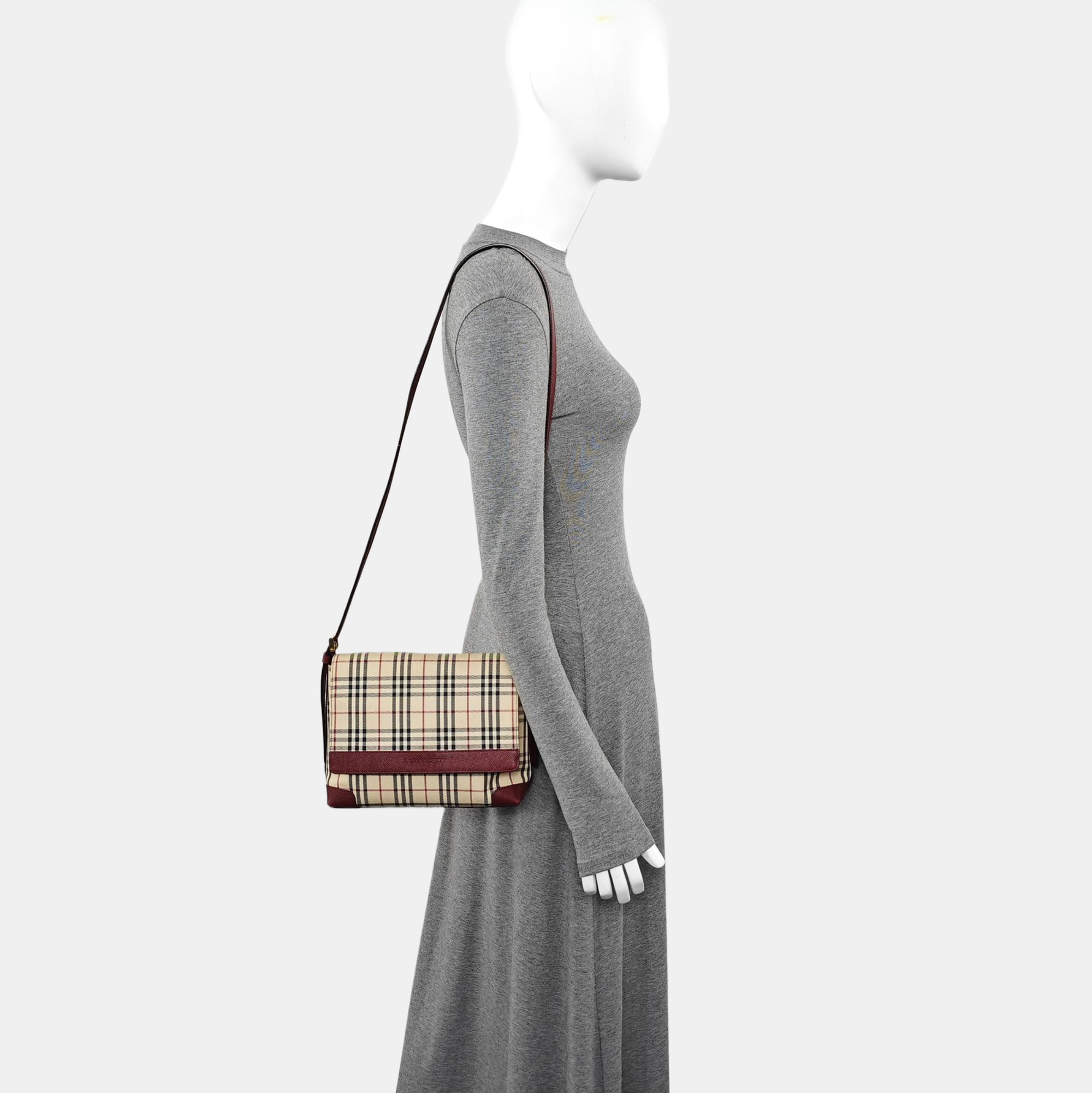 Crossbody Bag Medium Canvas Beige