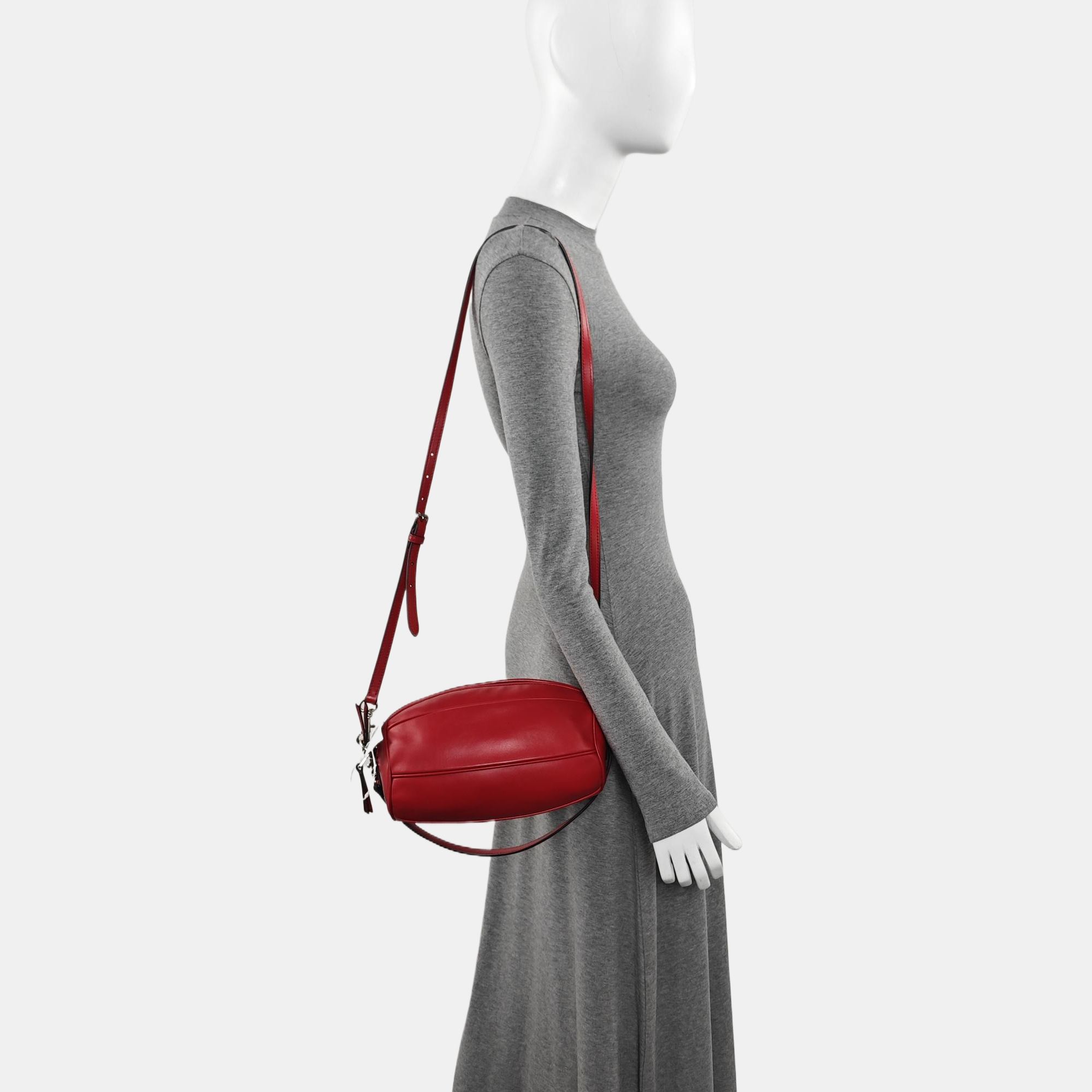 Lambskin Shoulder Bag Red