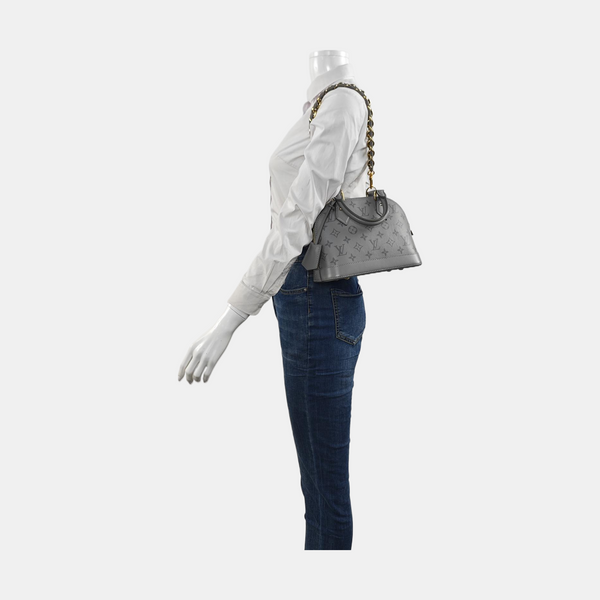 ALMA BB Monogram Calfskin Gray