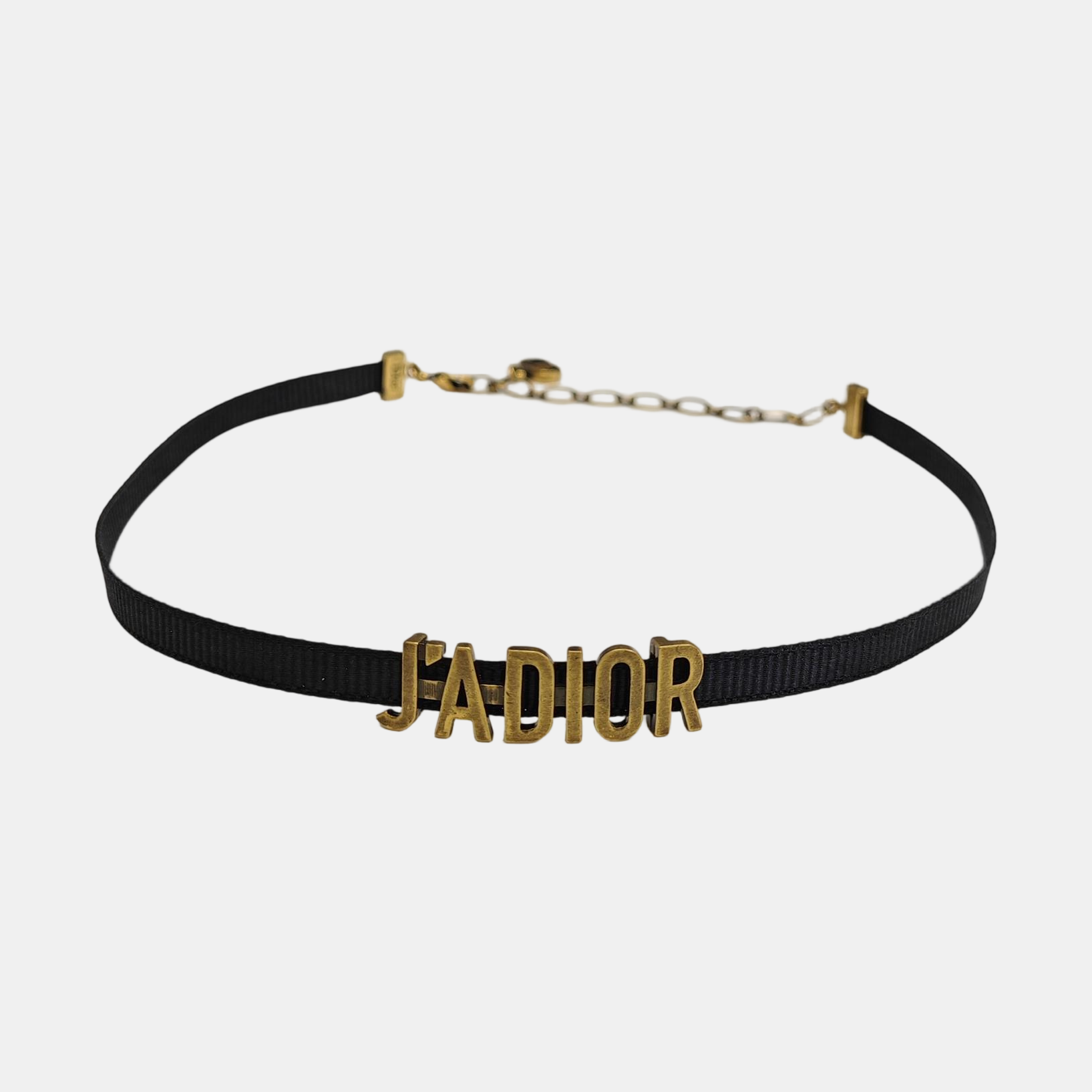 J'adior Metal Black Necklace