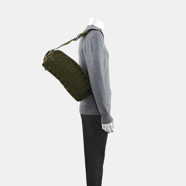 Fabric Shoulder Bag Green