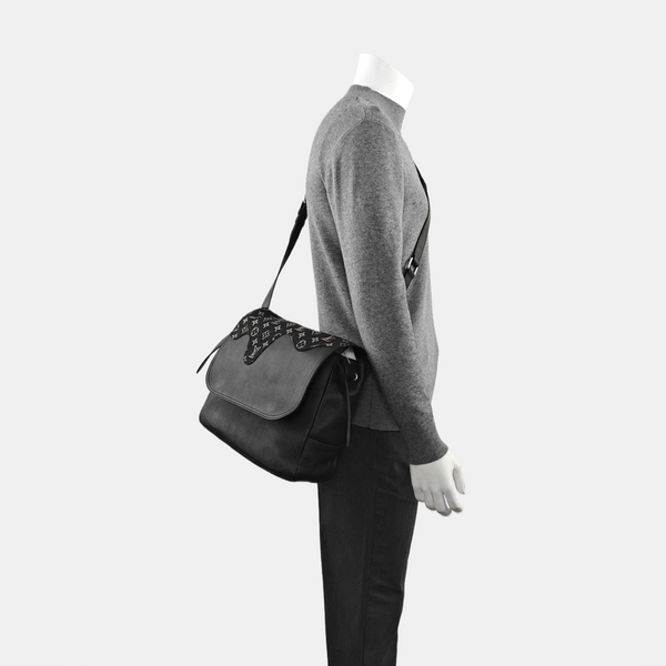 BESACE TOKYO Monogram Calfskin Black