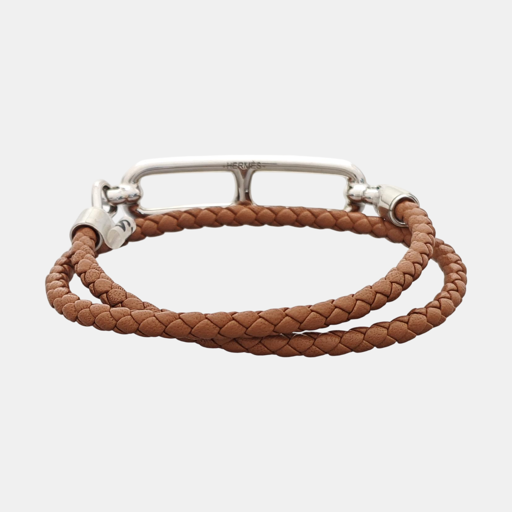 Roulis Leather Brown Bangle