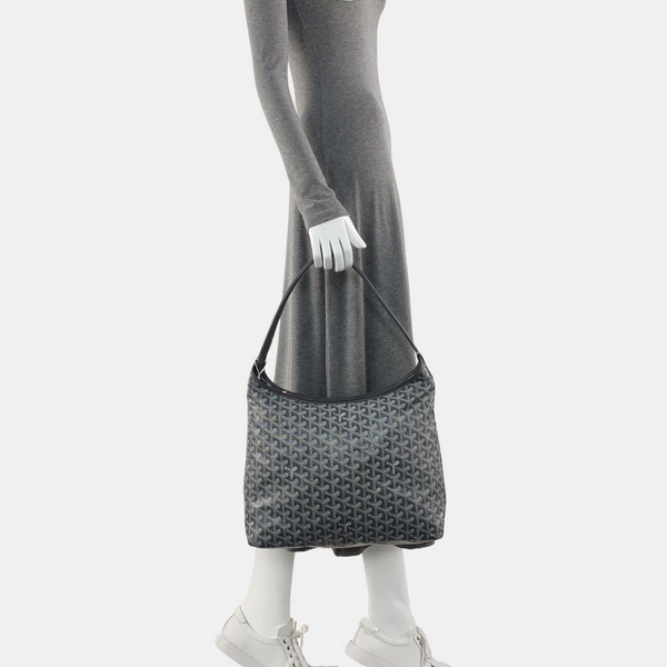Hobo Coated Canvas Gray