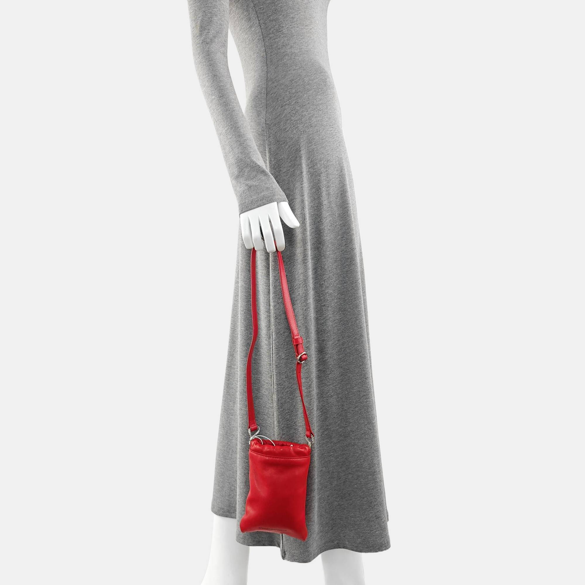 Lambskin Shoulder Bag Red