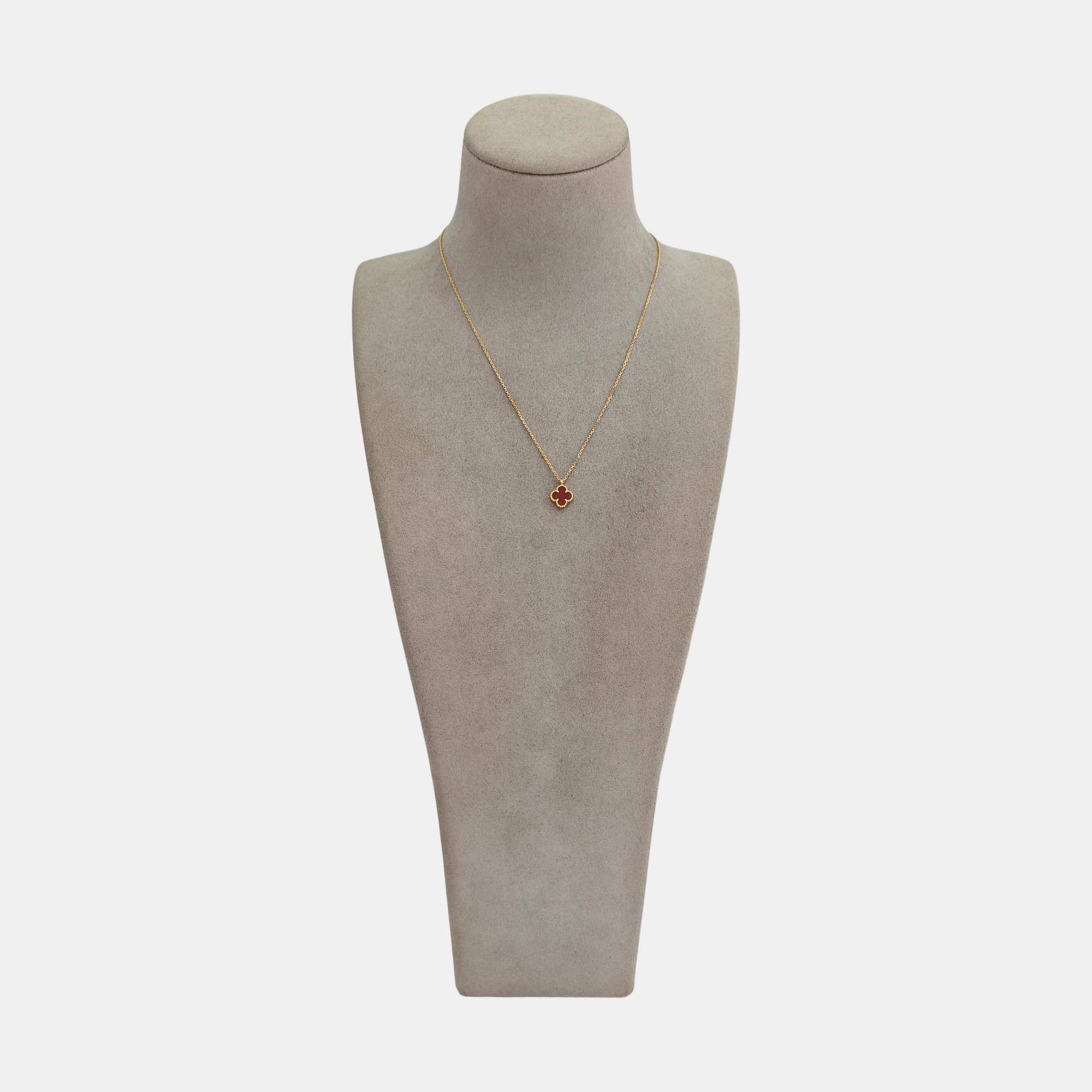 Sweet Alhambra 18k Rose Gold Necklace