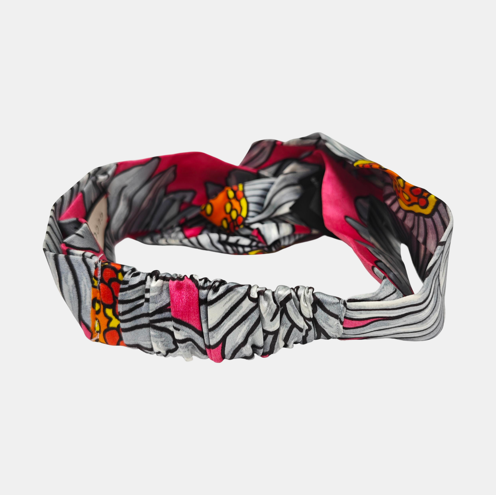 Mulberry Silk Headband Red