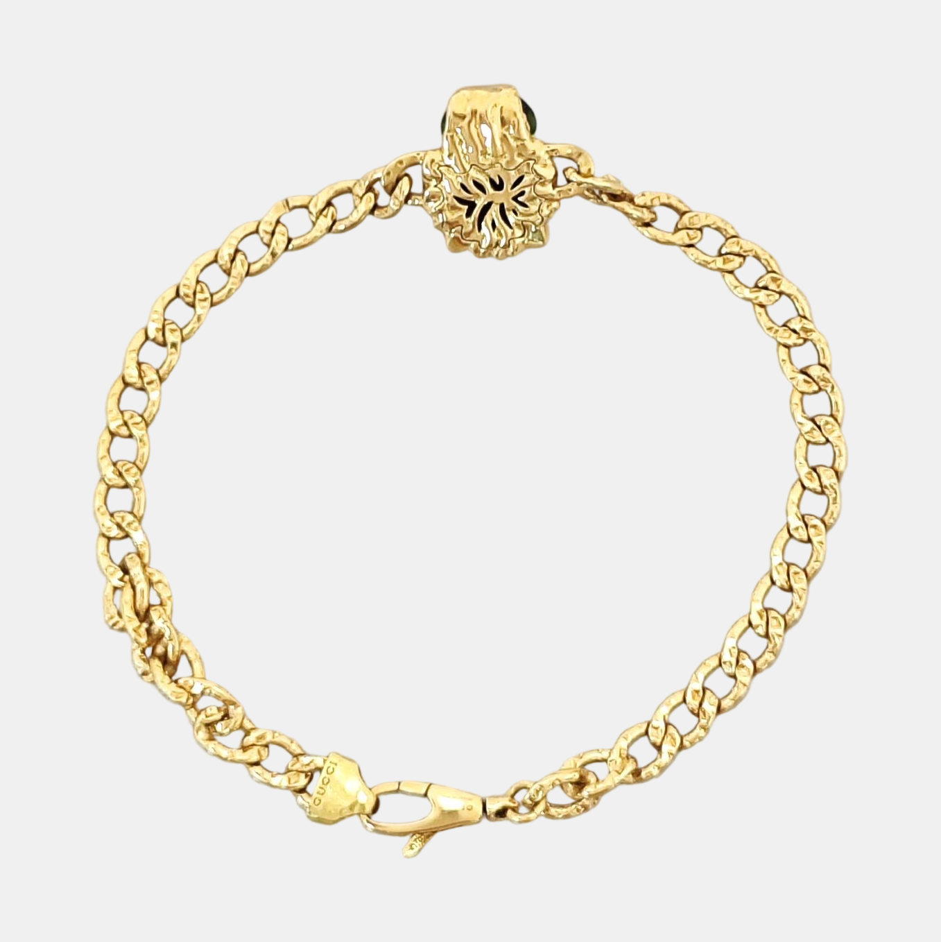 Lion Head 18k Gold Bracelet