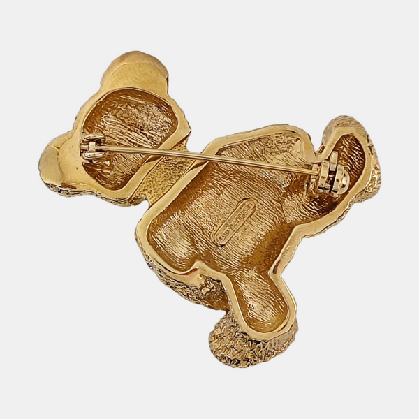 Metal Gold Brooch