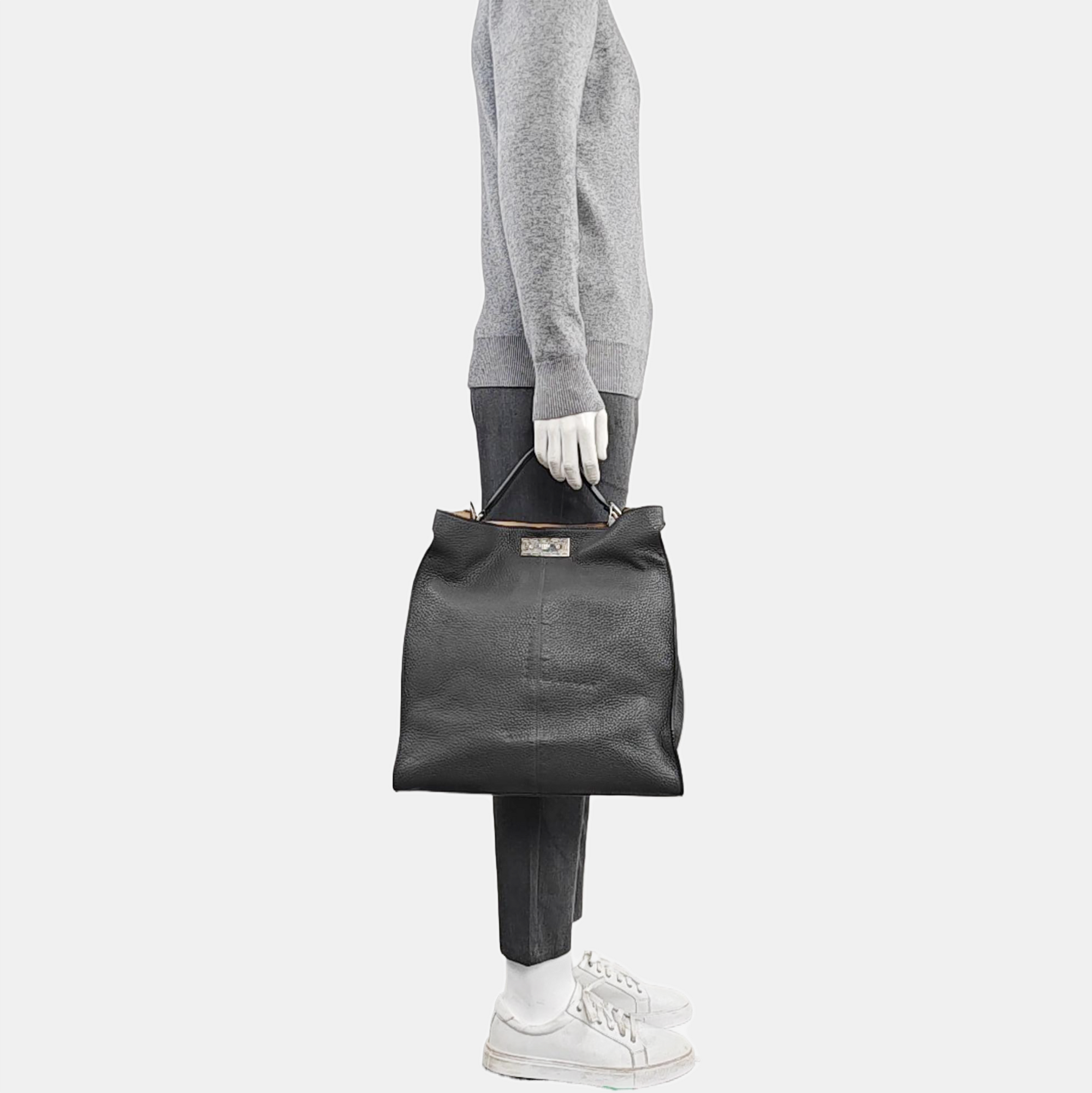 Peekaboo Medium Calfskin Gray