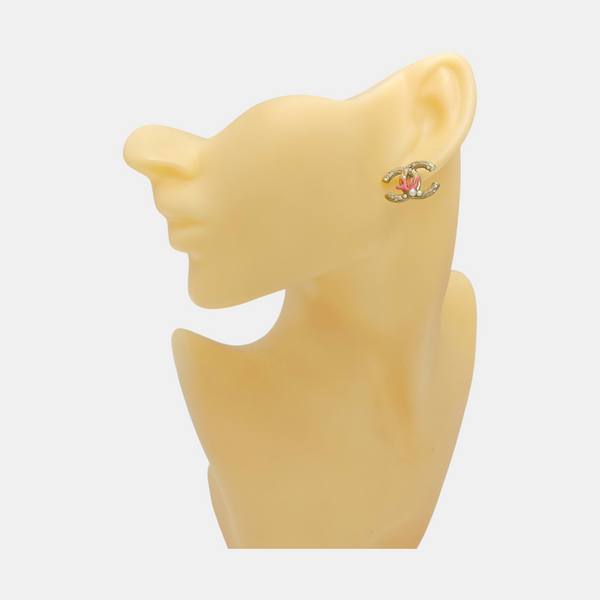 Metal Gold Stud Earrings