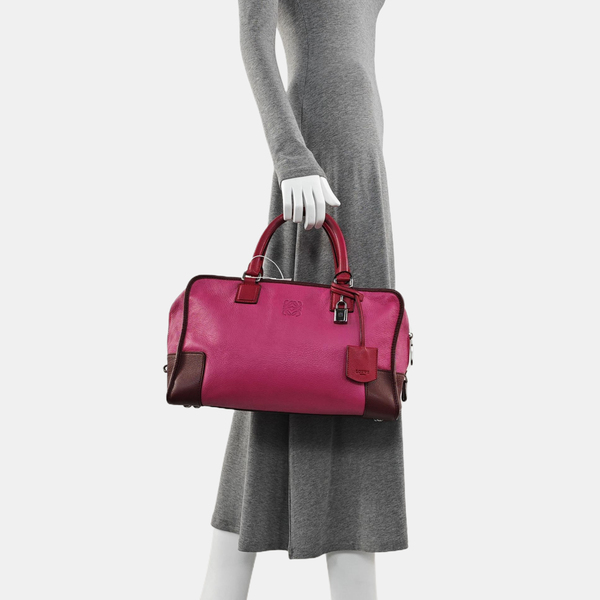 Authenticated pre-owned  Amazona Calfskin Red - Tote Bag at Looply