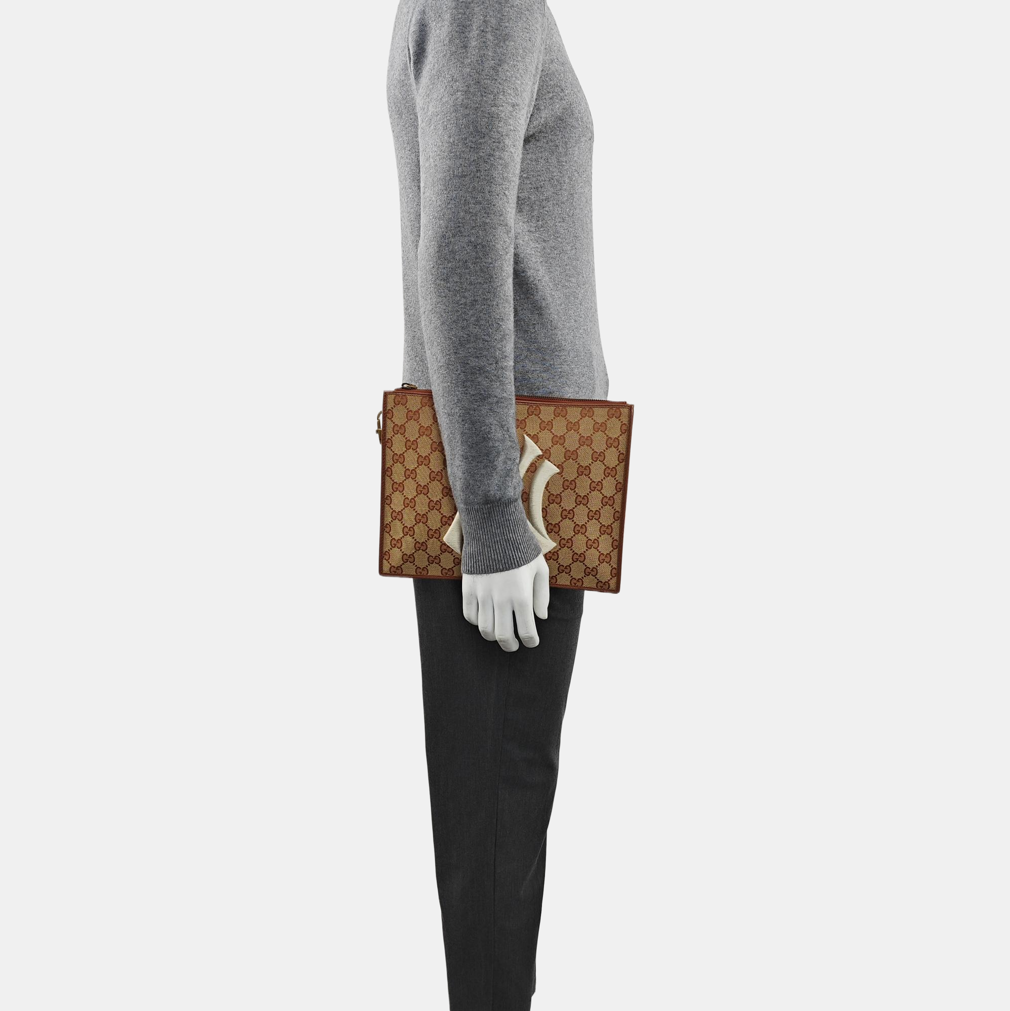 GUCCI X MLB Monogram Canvas Brown