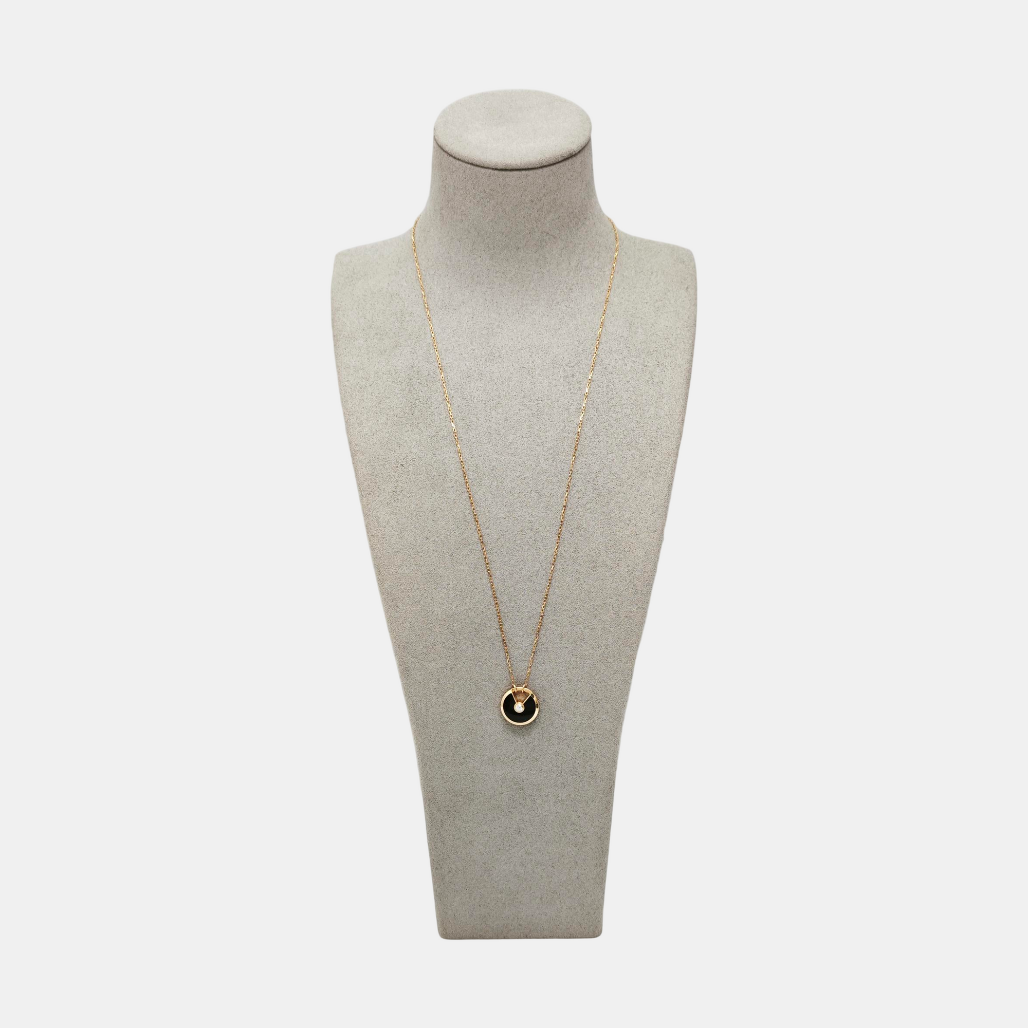 AMULETTE DE CARTIER 18k Rose Gold Necklace