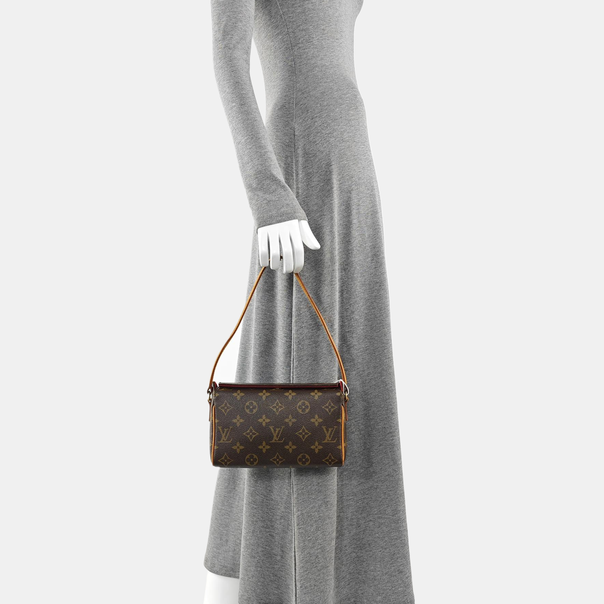 RECITAL Monogram Coated Canvas Brown