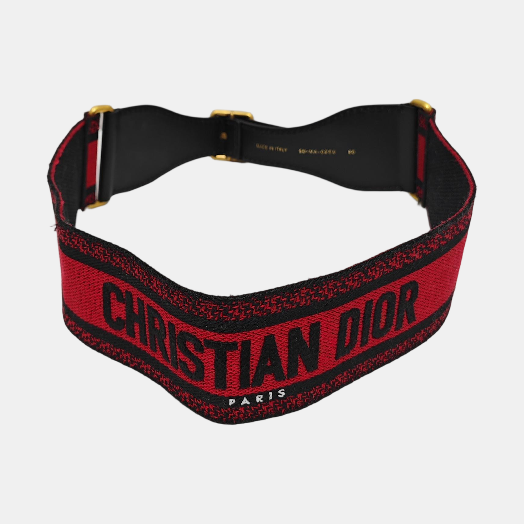 Fabric Belt Red