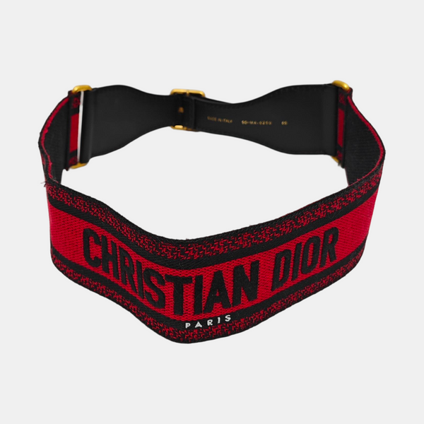 Fabric Belt Red