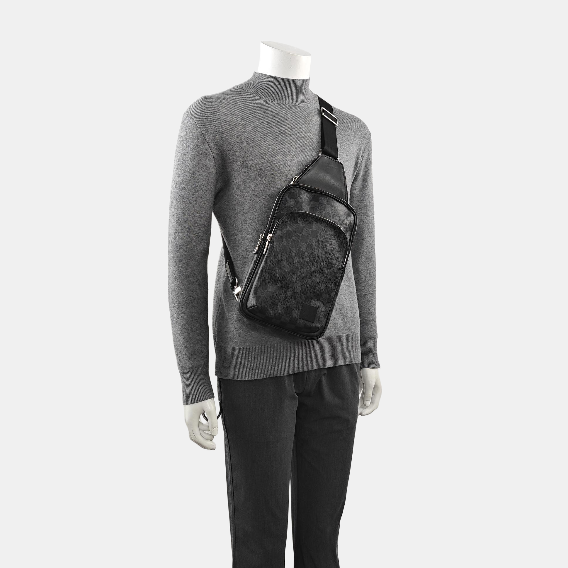 AVENUE Damier Graphite Coated Canvas Black
