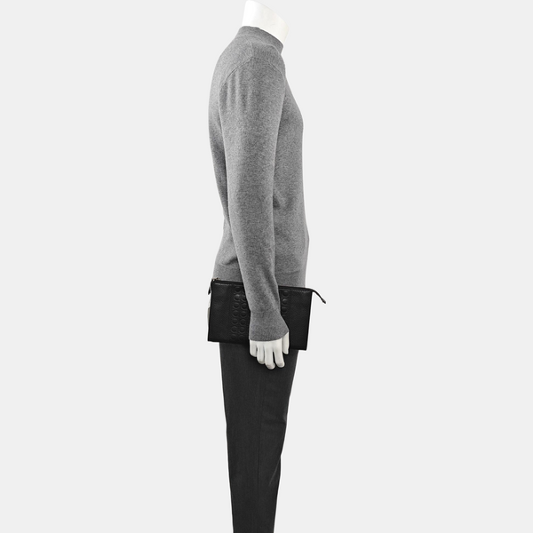 Gancini Calfskin Black