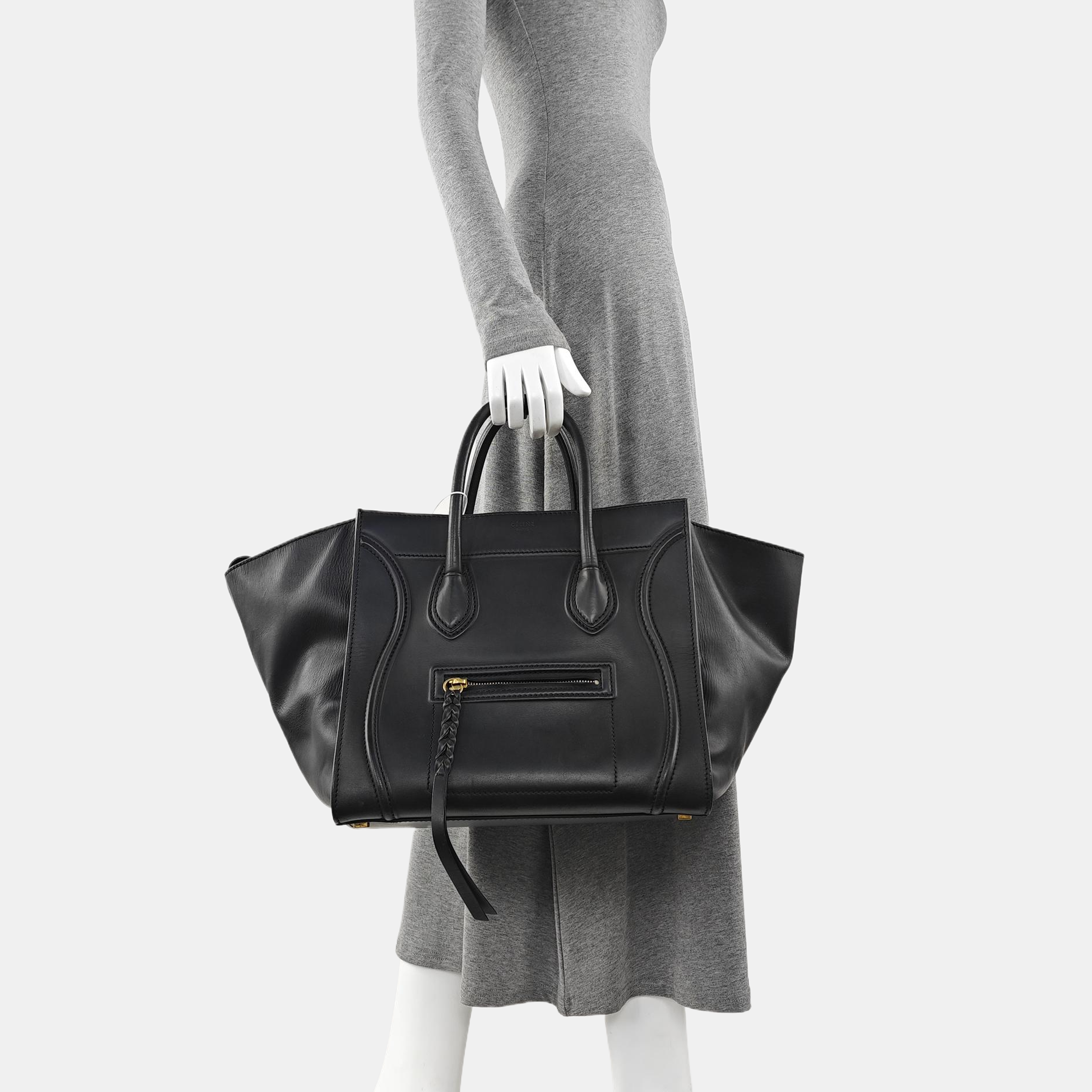 PHANTOM Medium Calfskin Black