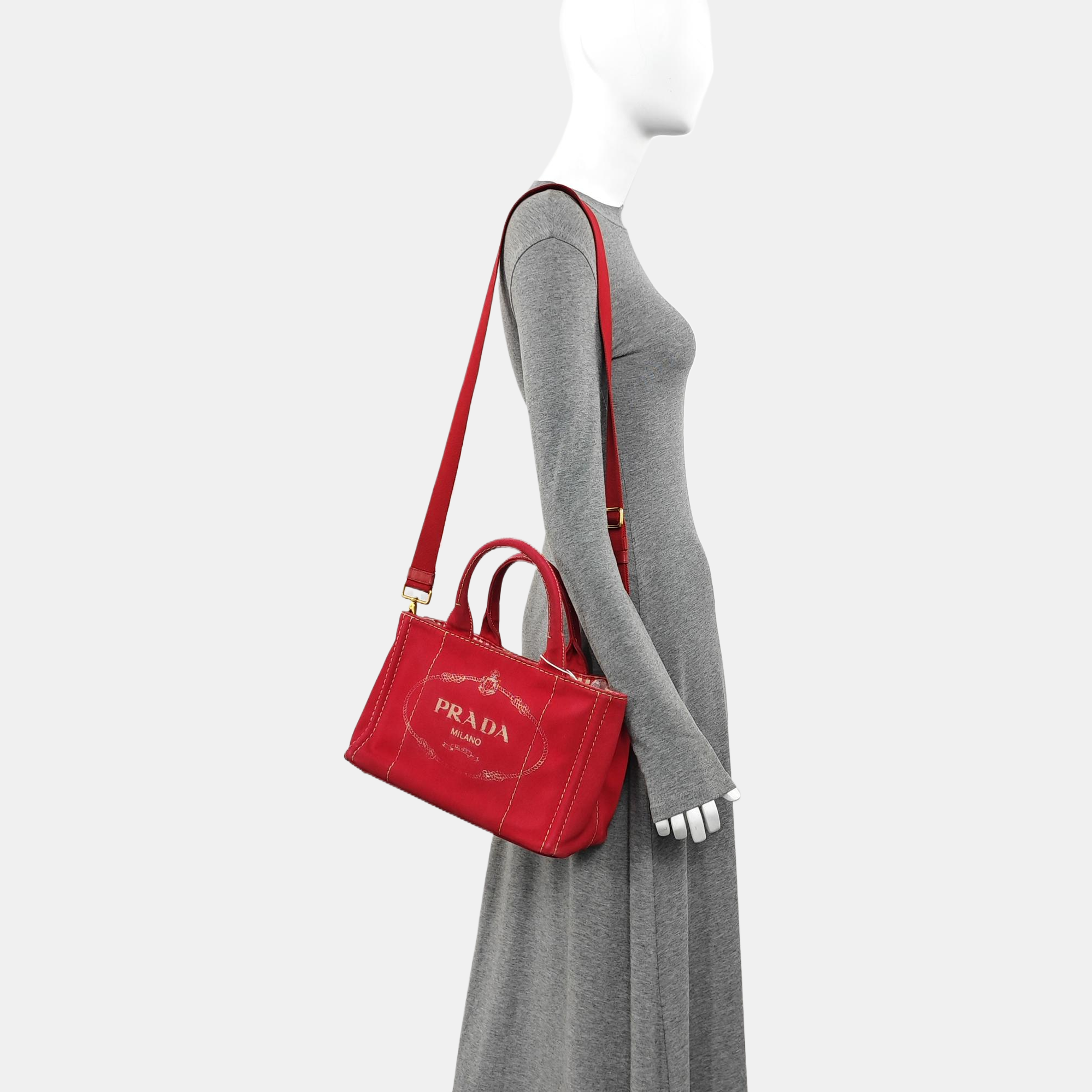 Denim Canvas Red
