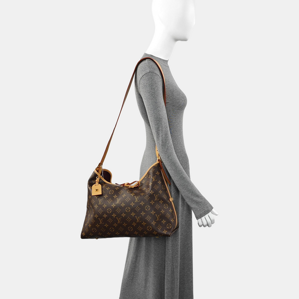 CARRYALL MM Monogram Coated Canvas Brown