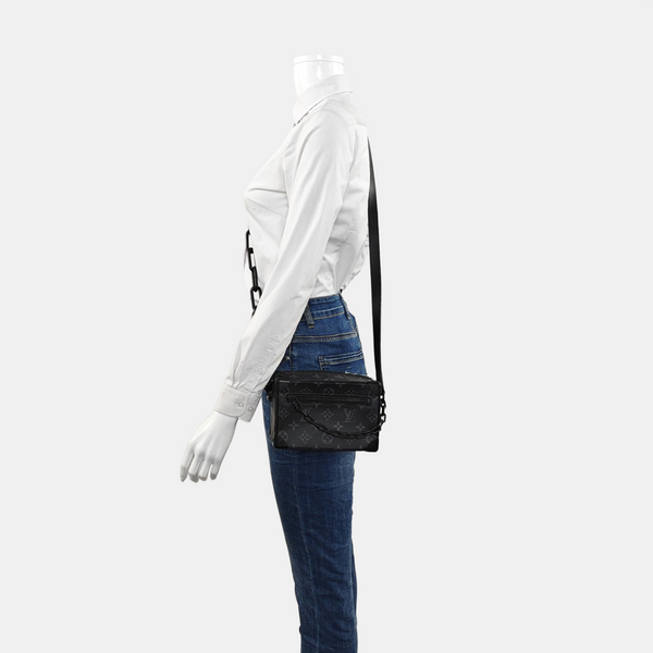 SOFT TRUNK Mini Monogram Coated Canvas Black