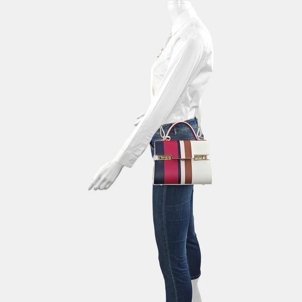 Calfskin Shoulder Bag Multicolor