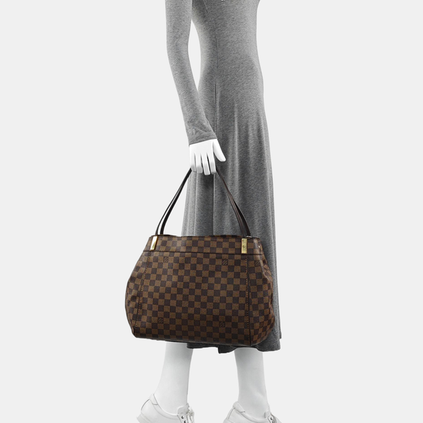 MARYLEBONE PM Damier Ebene Coated Canvas Brown