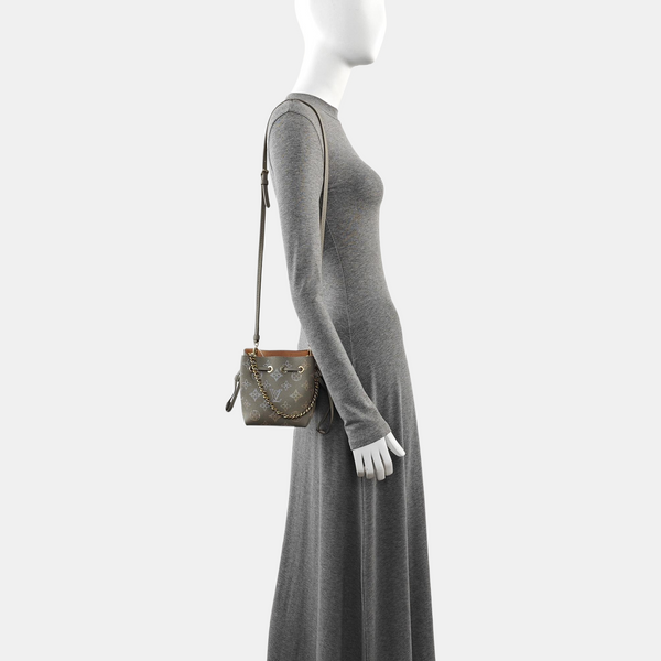 BELLA Monogram Calfskin Gray