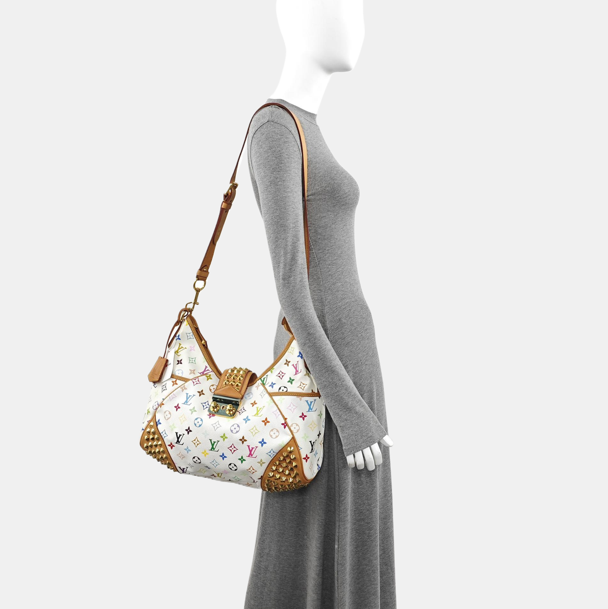 LV × TM CHRISSIE Monogram Coated Canvas White