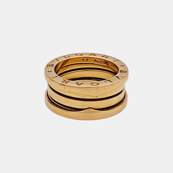 B.ZERO1 18k Rose Gold Ring EU 49