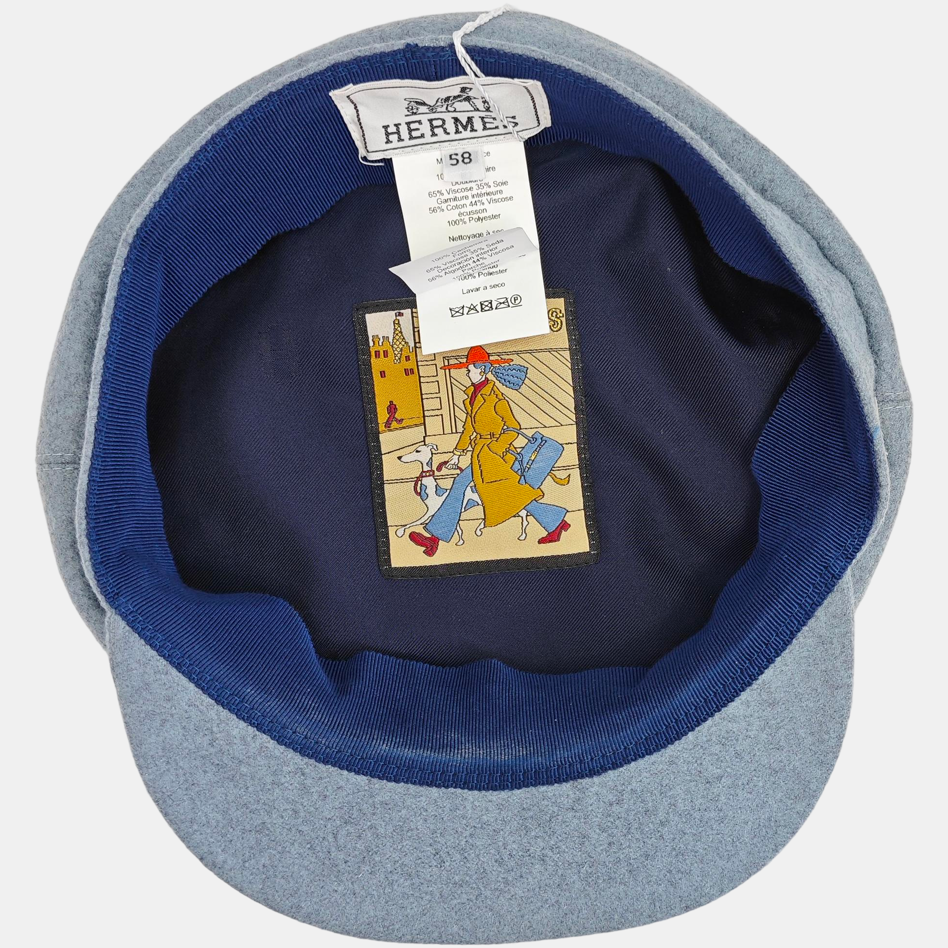Cashmere Hat Blue