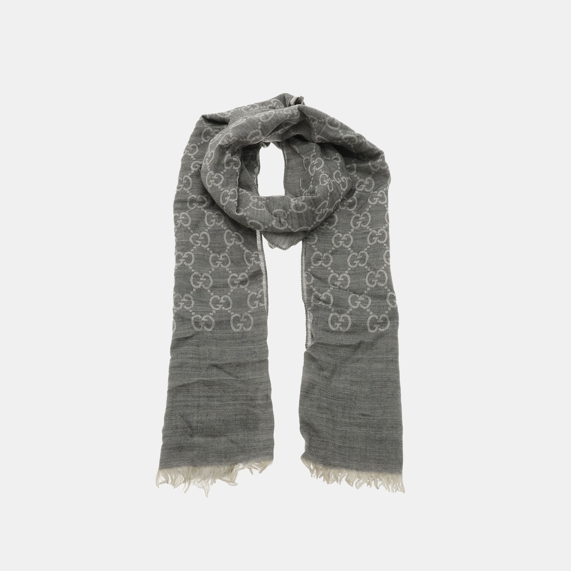 Wool Scarf Gray