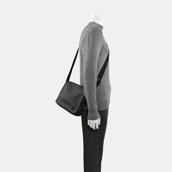 DISTRICT PM Monogram Coated Canvas Gray