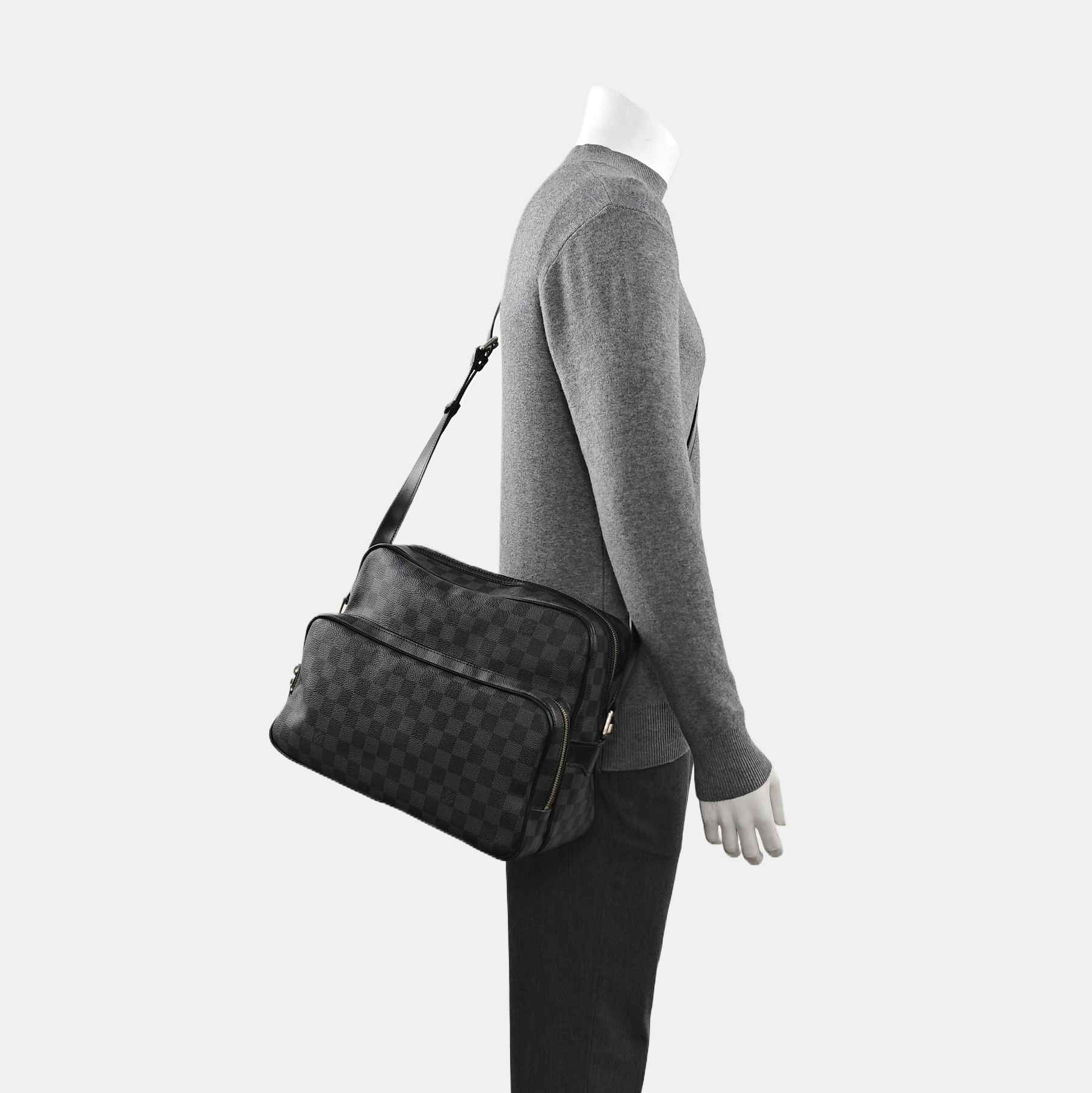 IEOH Damier Graphite Coated Canvas Gray