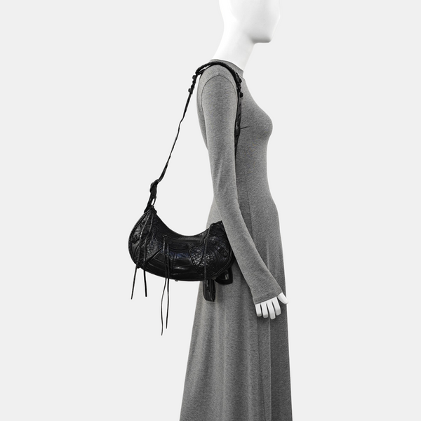Le Cagole Mini Calfskin Black