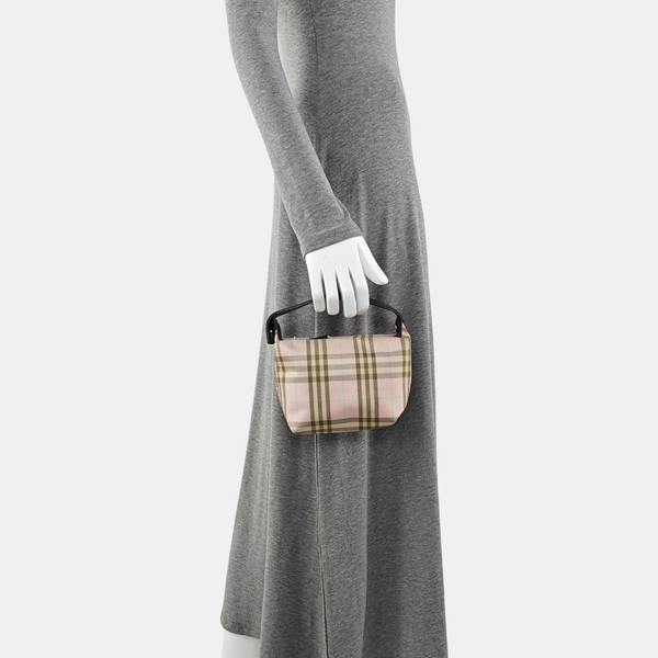 Canvas Top Handle Bag Pink