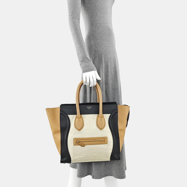LUGGAGE Mini Calfskin Multicolor