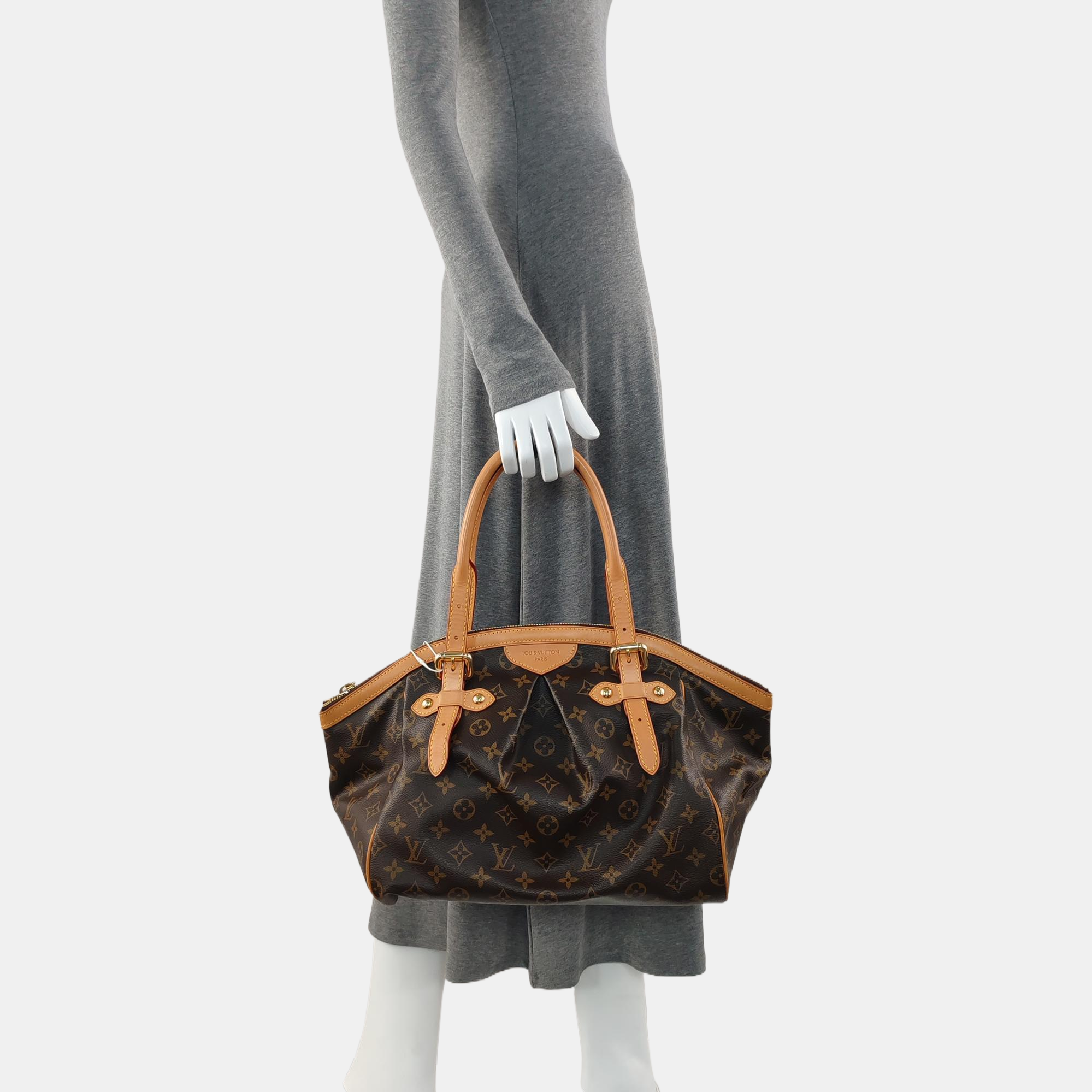 TIVOLI GM Monogram Coated Canvas Brown