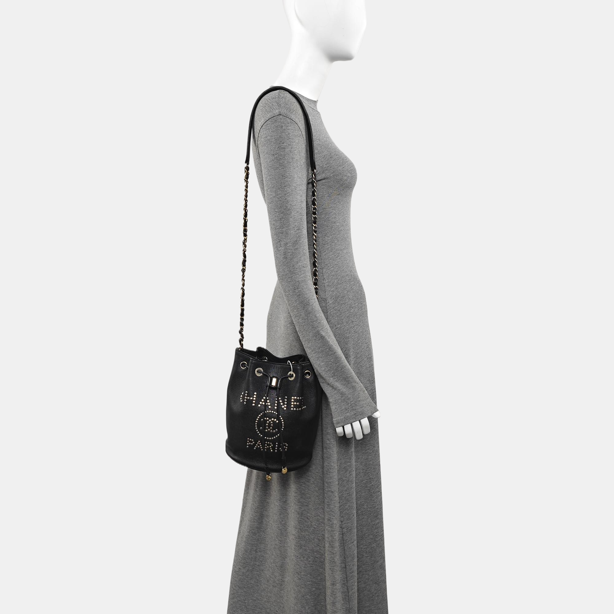 DEAUVILLE Small Grained Calfskin Black