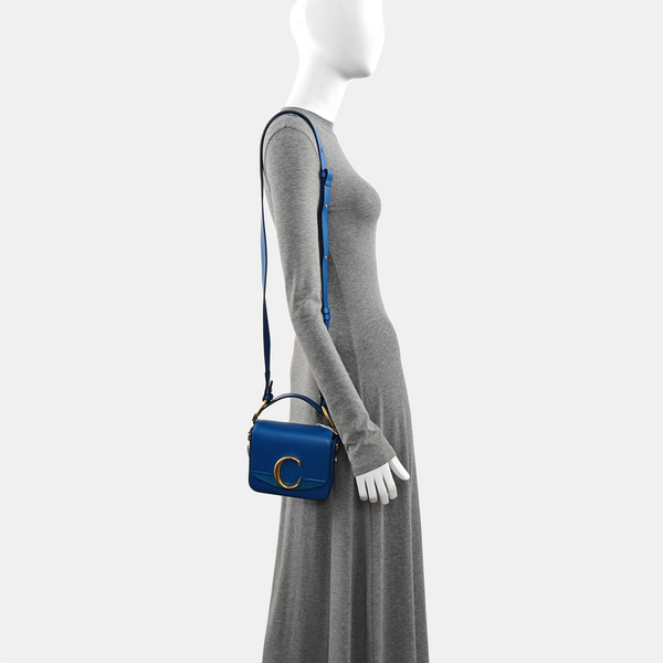 Chloé C Mini Calfskin Blue