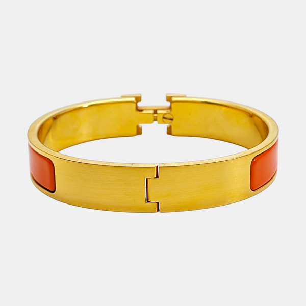 Clic H Metal Gold Bangle