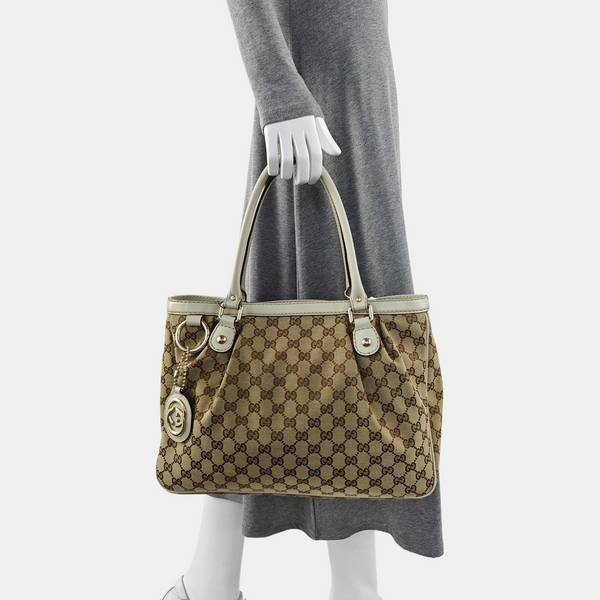 Sukey Monogram Canvas Brown
