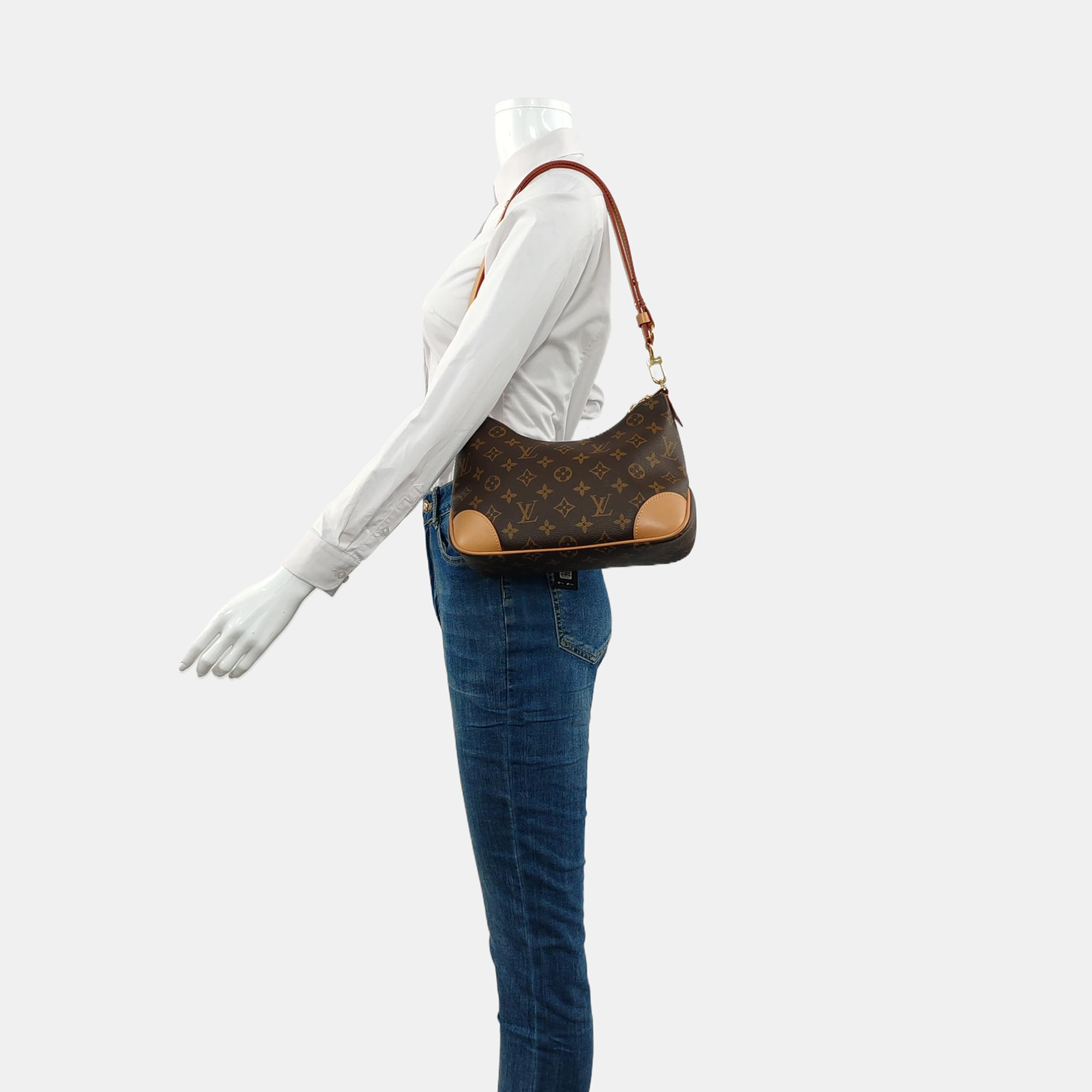 BOULOGNE Monogram Coated Canvas Brown