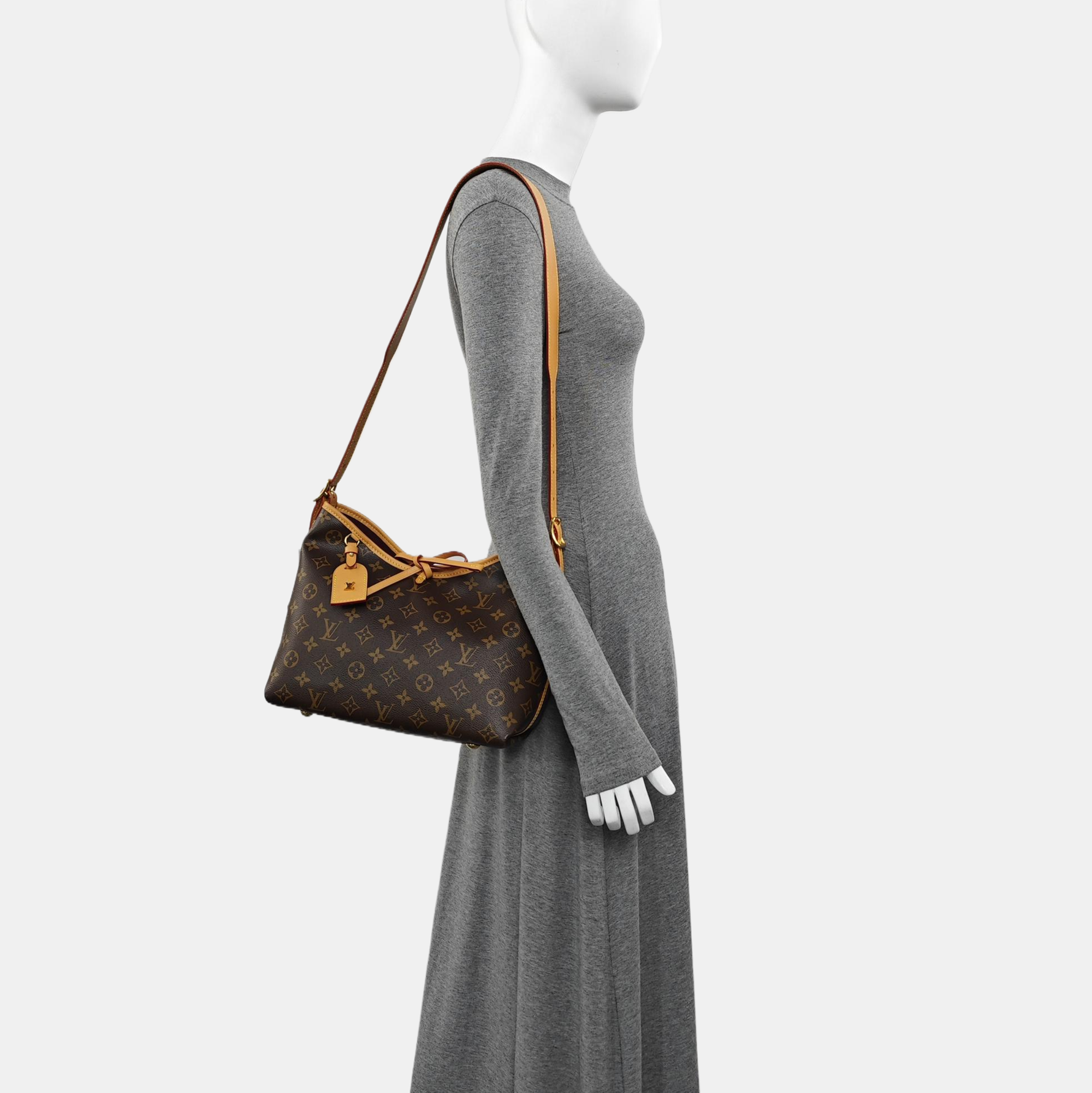 CARRYALL PM Monogram Coated Canvas Brown